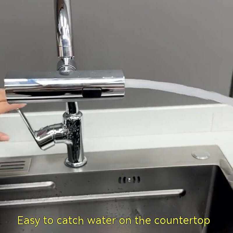 Kitchen Faucet Waterfall Outlet Splash Proof Universal Rotating Bubbler Multifunctional Water Nozzle Extension Kitchen Gadgets Envio Gratis
