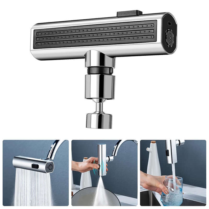 Kitchen Faucet Waterfall Outlet Splash Proof Universal Rotating Bubbler Multifunctional Water Nozzle Extension Kitchen Gadgets Envio Gratis